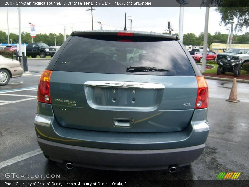 Silver Steel Metallic / Dark Khaki/Light Graystone 2007 Chrysler Pacifica Touring