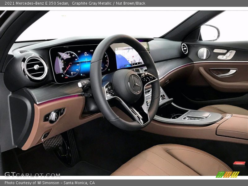 Front Seat of 2021 E 350 Sedan