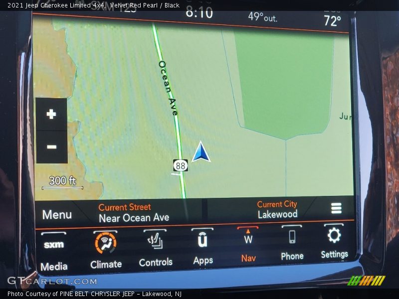 Velvet Red Pearl / Black 2021 Jeep Cherokee Limited 4x4