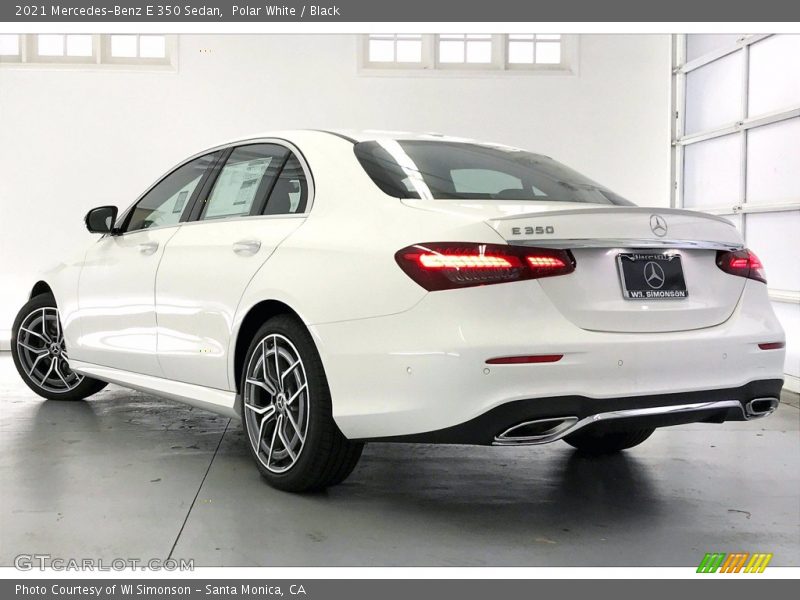 Polar White / Black 2021 Mercedes-Benz E 350 Sedan