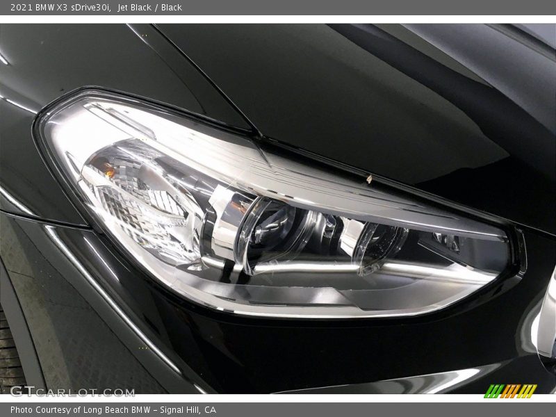 Jet Black / Black 2021 BMW X3 sDrive30i