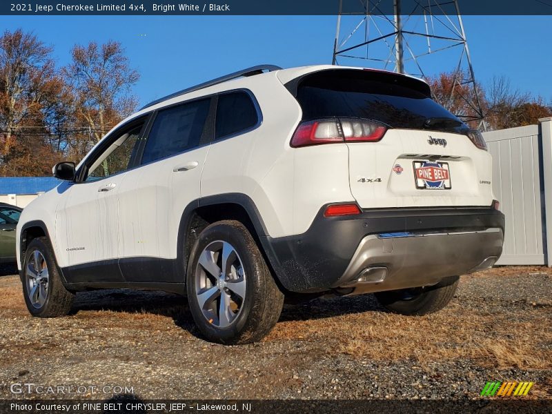 Bright White / Black 2021 Jeep Cherokee Limited 4x4