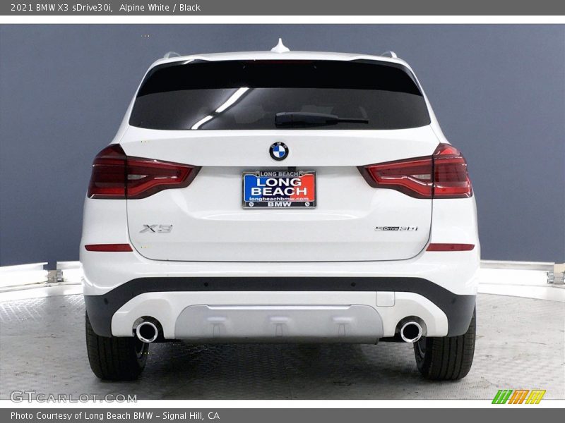 Alpine White / Black 2021 BMW X3 sDrive30i