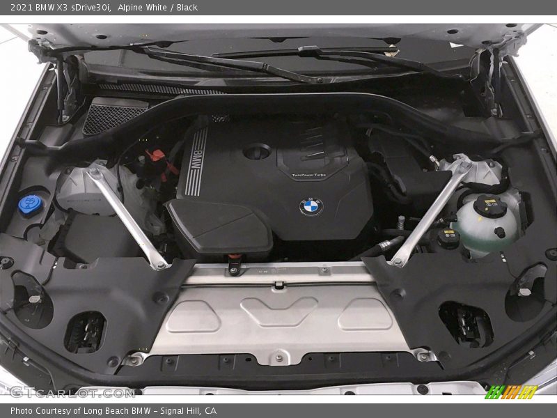 Alpine White / Black 2021 BMW X3 sDrive30i