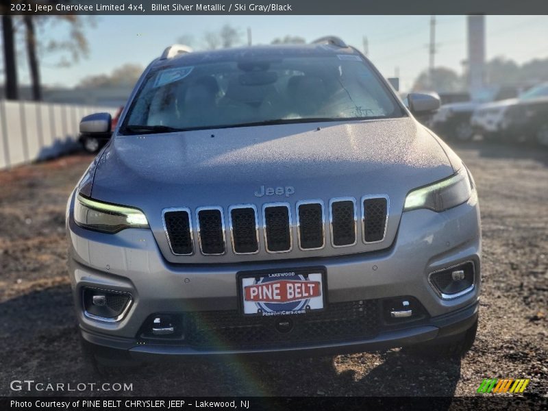 Billet Silver Metallic / Ski Gray/Black 2021 Jeep Cherokee Limited 4x4