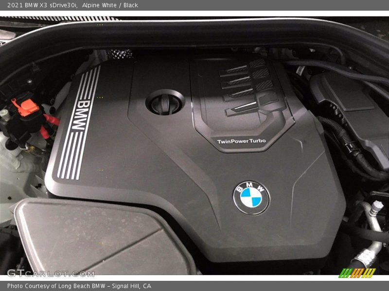 Alpine White / Black 2021 BMW X3 sDrive30i