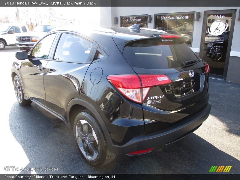 Crystal Black Pearl / Black 2018 Honda HR-V EX-L