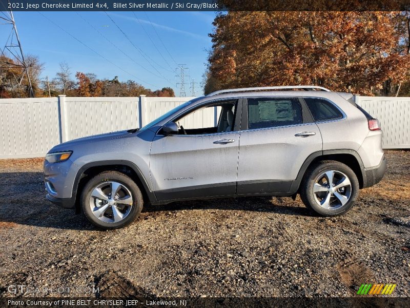 Billet Silver Metallic / Ski Gray/Black 2021 Jeep Cherokee Limited 4x4