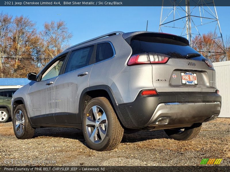 Billet Silver Metallic / Ski Gray/Black 2021 Jeep Cherokee Limited 4x4