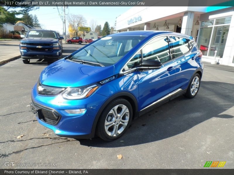 Kinetic Blue Metallic / Dark Galvanized/­Sky Cool Gray 2017 Chevrolet Bolt EV LT