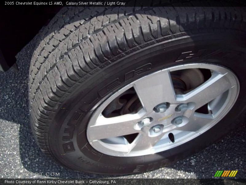 Galaxy Silver Metallic / Light Gray 2005 Chevrolet Equinox LS AWD