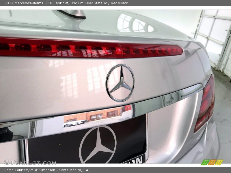 Iridium Silver Metallic / Red/Black 2014 Mercedes-Benz E 350 Cabriolet