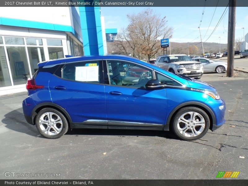 Kinetic Blue Metallic / Dark Galvanized/­Sky Cool Gray 2017 Chevrolet Bolt EV LT