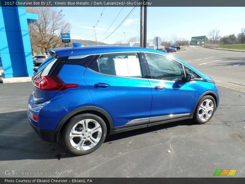 Kinetic Blue Metallic / Dark Galvanized/­Sky Cool Gray 2017 Chevrolet Bolt EV LT