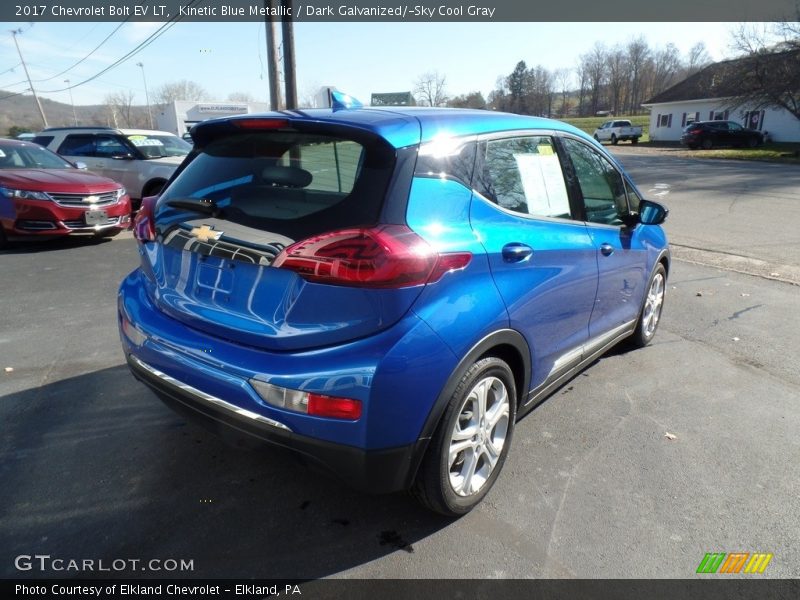 Kinetic Blue Metallic / Dark Galvanized/­Sky Cool Gray 2017 Chevrolet Bolt EV LT