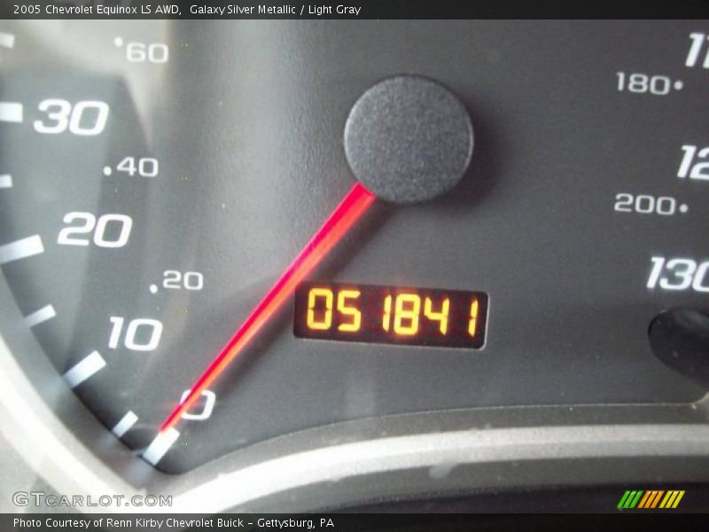 Galaxy Silver Metallic / Light Gray 2005 Chevrolet Equinox LS AWD