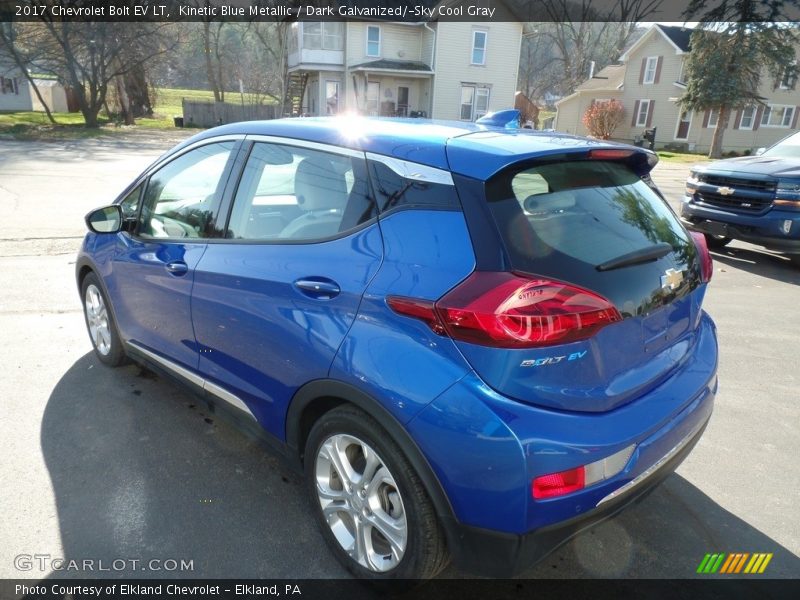 Kinetic Blue Metallic / Dark Galvanized/­Sky Cool Gray 2017 Chevrolet Bolt EV LT