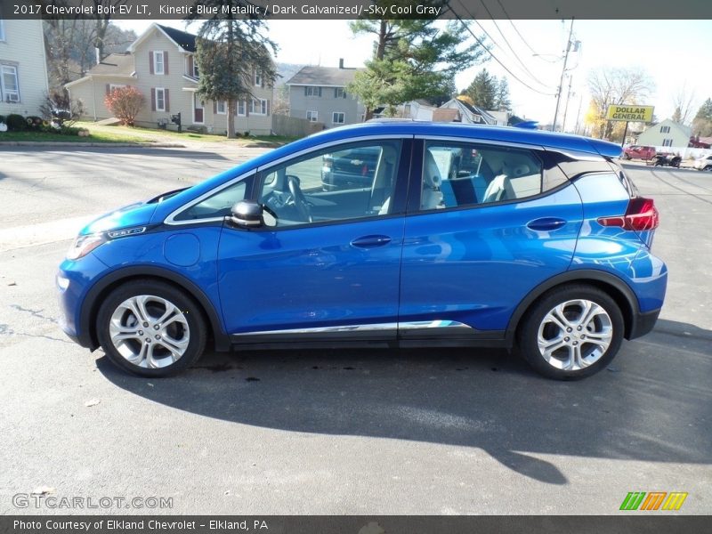 Kinetic Blue Metallic / Dark Galvanized/­Sky Cool Gray 2017 Chevrolet Bolt EV LT