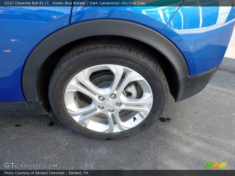 Kinetic Blue Metallic / Dark Galvanized/­Sky Cool Gray 2017 Chevrolet Bolt EV LT
