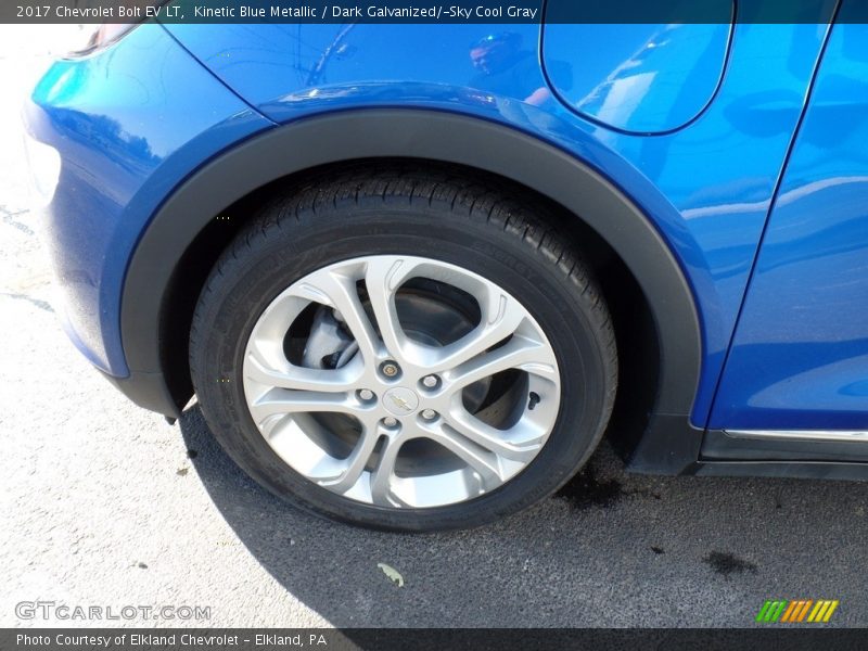 Kinetic Blue Metallic / Dark Galvanized/­Sky Cool Gray 2017 Chevrolet Bolt EV LT