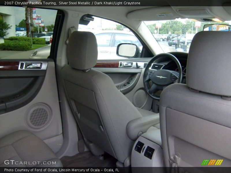 Silver Steel Metallic / Dark Khaki/Light Graystone 2007 Chrysler Pacifica Touring