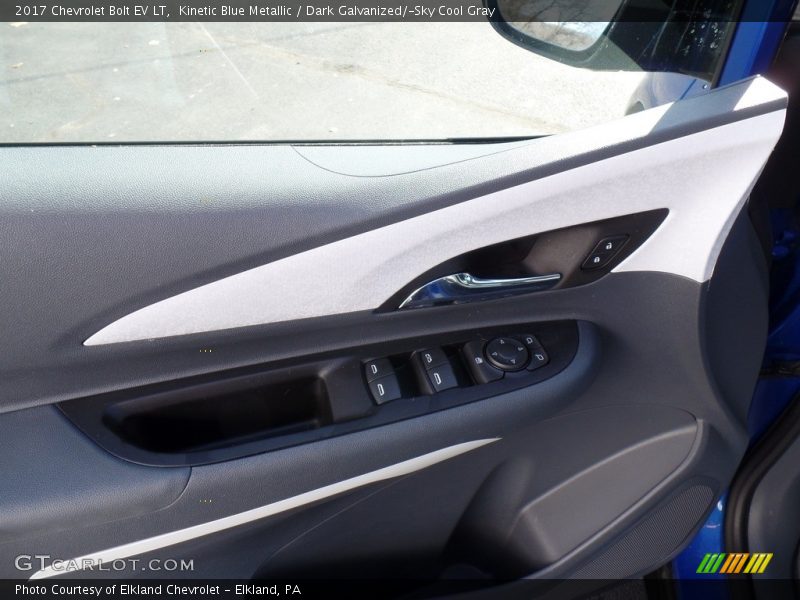 Kinetic Blue Metallic / Dark Galvanized/­Sky Cool Gray 2017 Chevrolet Bolt EV LT