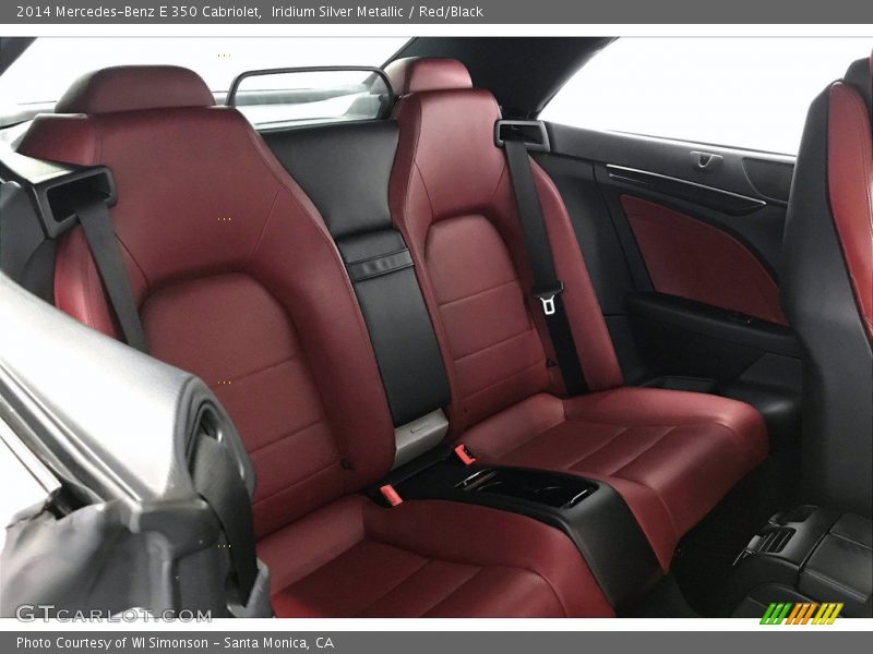 Iridium Silver Metallic / Red/Black 2014 Mercedes-Benz E 350 Cabriolet