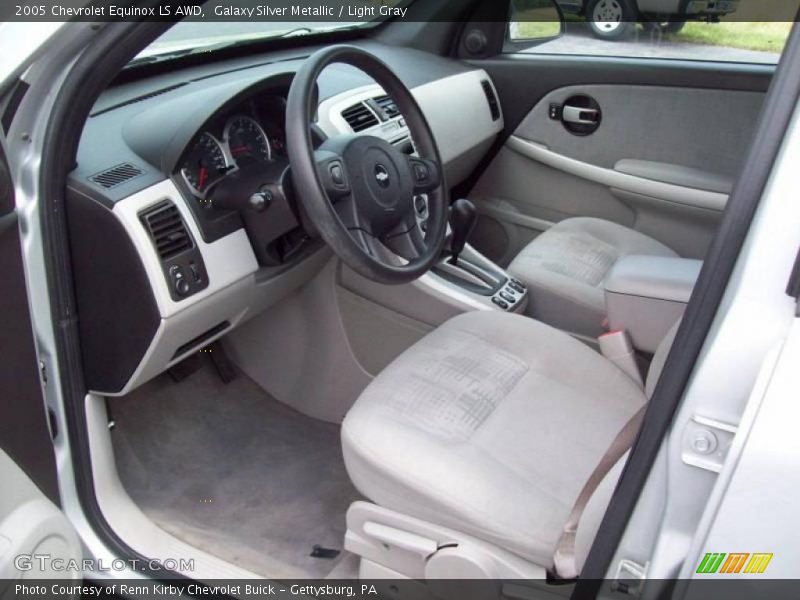 Galaxy Silver Metallic / Light Gray 2005 Chevrolet Equinox LS AWD