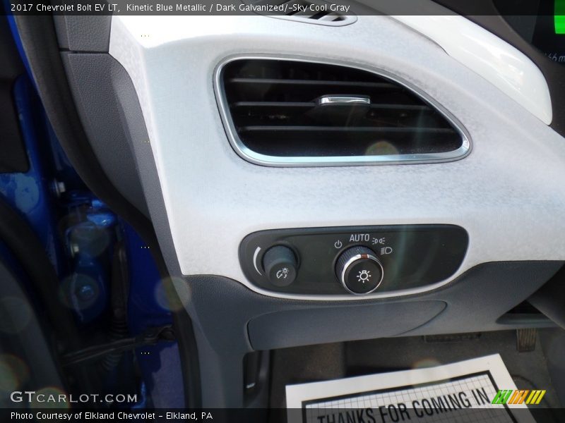 Kinetic Blue Metallic / Dark Galvanized/­Sky Cool Gray 2017 Chevrolet Bolt EV LT
