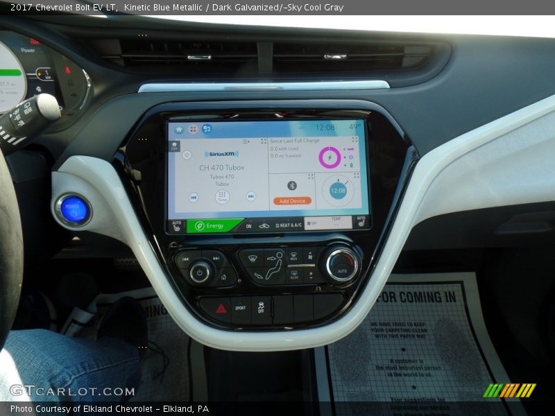 Kinetic Blue Metallic / Dark Galvanized/­Sky Cool Gray 2017 Chevrolet Bolt EV LT