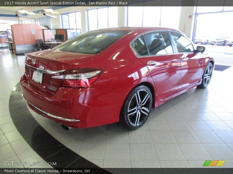 San Marino Red / Black 2017 Honda Accord Sport Special Edition Sedan
