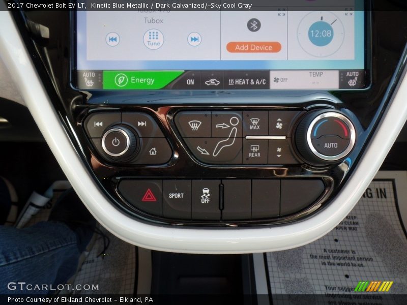 Kinetic Blue Metallic / Dark Galvanized/­Sky Cool Gray 2017 Chevrolet Bolt EV LT