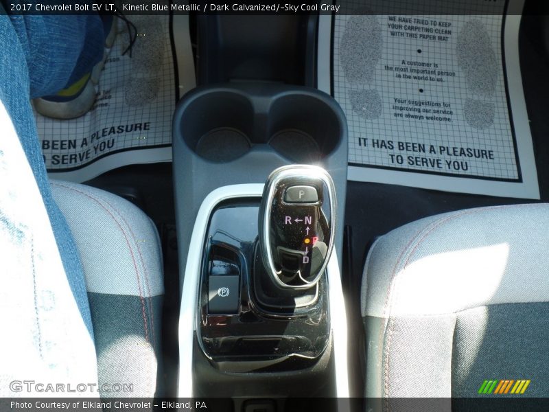 Kinetic Blue Metallic / Dark Galvanized/­Sky Cool Gray 2017 Chevrolet Bolt EV LT