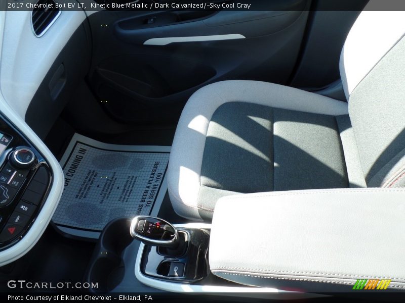 Kinetic Blue Metallic / Dark Galvanized/­Sky Cool Gray 2017 Chevrolet Bolt EV LT