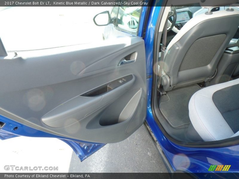 Kinetic Blue Metallic / Dark Galvanized/­Sky Cool Gray 2017 Chevrolet Bolt EV LT