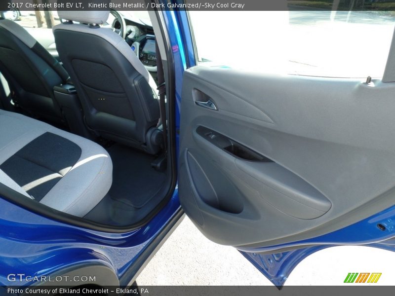 Kinetic Blue Metallic / Dark Galvanized/­Sky Cool Gray 2017 Chevrolet Bolt EV LT