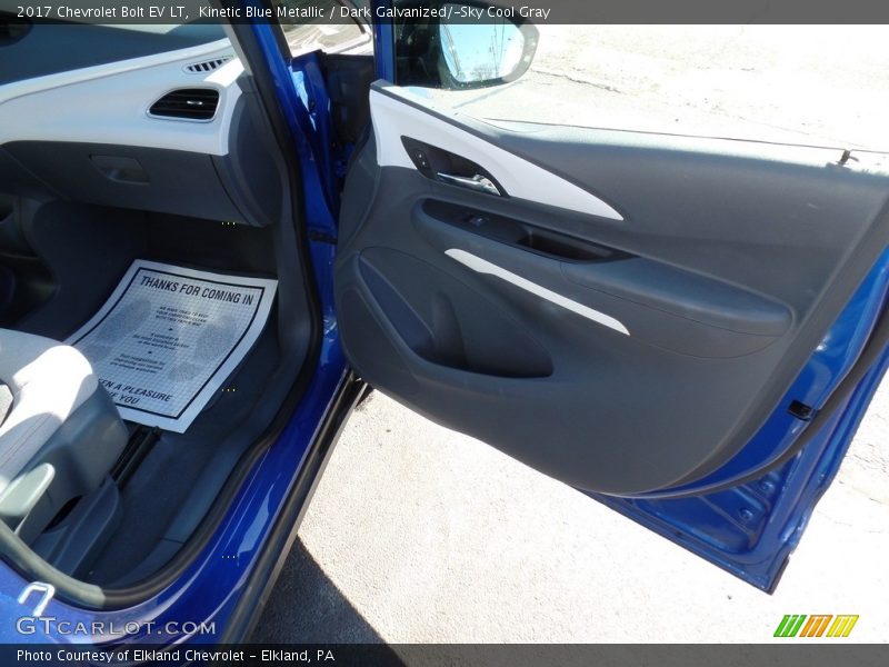 Kinetic Blue Metallic / Dark Galvanized/­Sky Cool Gray 2017 Chevrolet Bolt EV LT