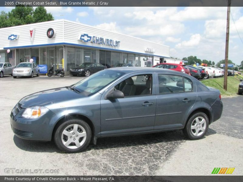 Blue Granite Metallic / Gray 2005 Chevrolet Cobalt Sedan