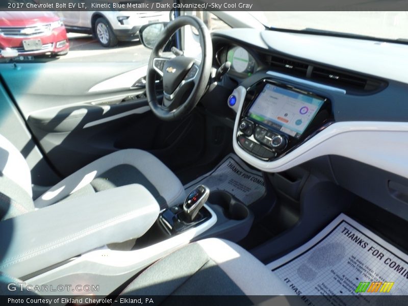 Kinetic Blue Metallic / Dark Galvanized/­Sky Cool Gray 2017 Chevrolet Bolt EV LT