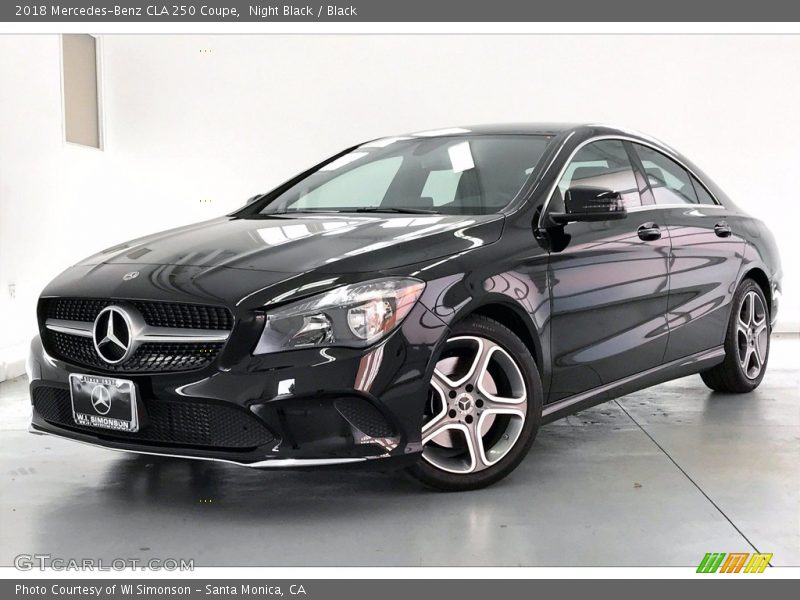 Night Black / Black 2018 Mercedes-Benz CLA 250 Coupe