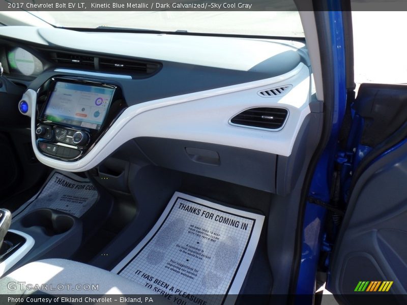 Kinetic Blue Metallic / Dark Galvanized/­Sky Cool Gray 2017 Chevrolet Bolt EV LT