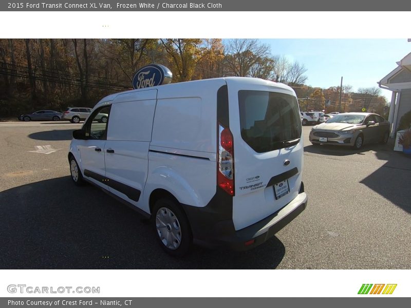 Frozen White / Charcoal Black Cloth 2015 Ford Transit Connect XL Van