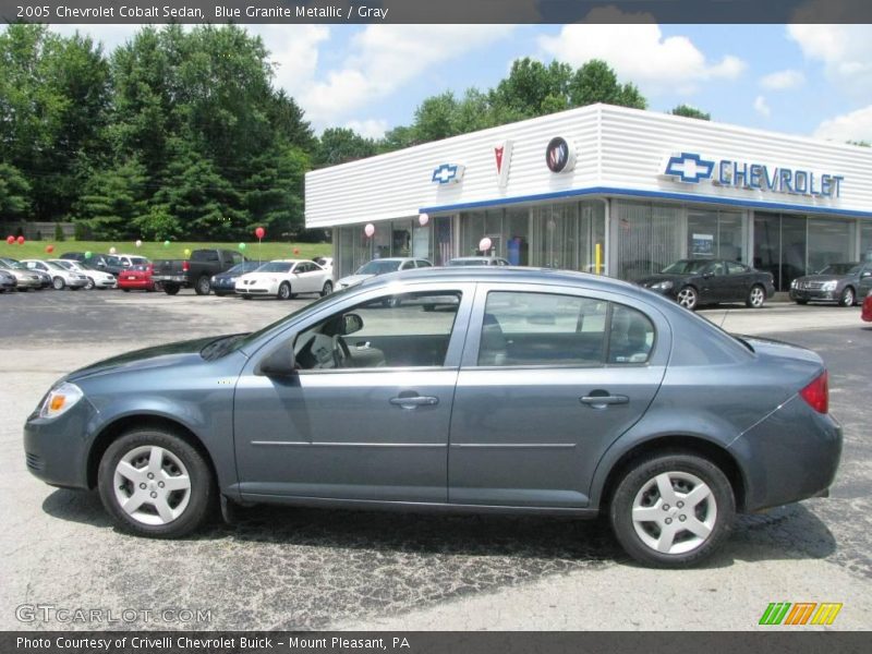 Blue Granite Metallic / Gray 2005 Chevrolet Cobalt Sedan