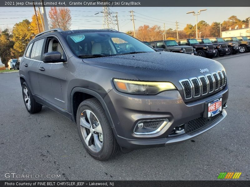 Granite Crystal Metallic / Ski Gray/Black 2021 Jeep Cherokee Limited 4x4