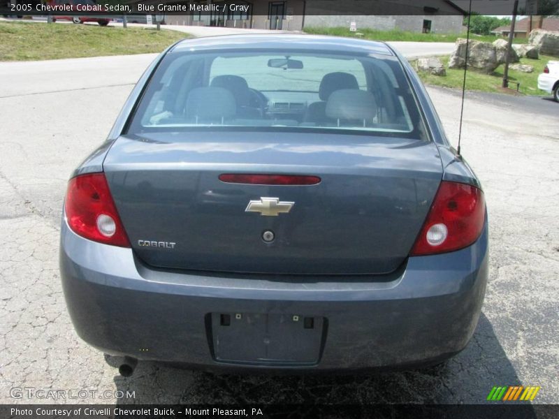 Blue Granite Metallic / Gray 2005 Chevrolet Cobalt Sedan