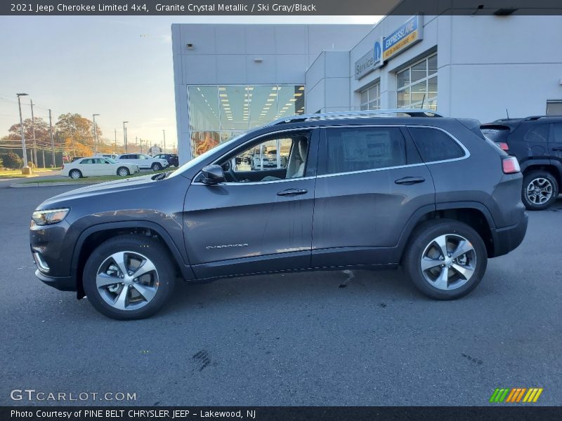 Granite Crystal Metallic / Ski Gray/Black 2021 Jeep Cherokee Limited 4x4