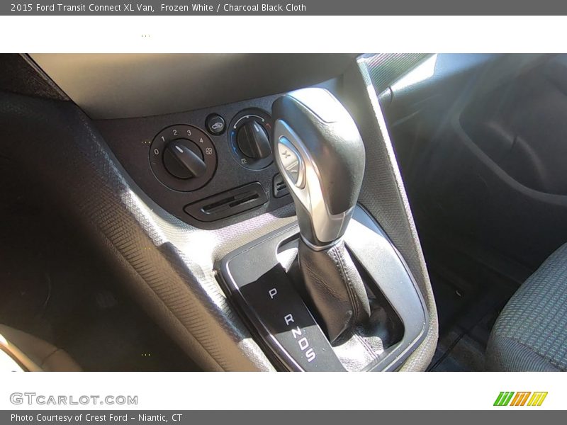 Frozen White / Charcoal Black Cloth 2015 Ford Transit Connect XL Van