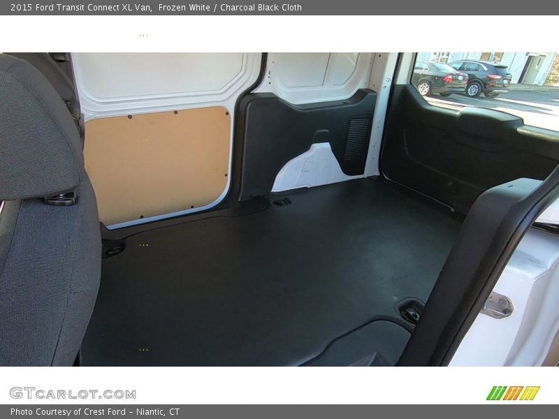 Frozen White / Charcoal Black Cloth 2015 Ford Transit Connect XL Van