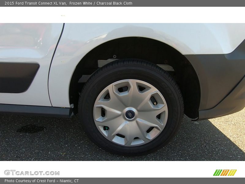 Frozen White / Charcoal Black Cloth 2015 Ford Transit Connect XL Van