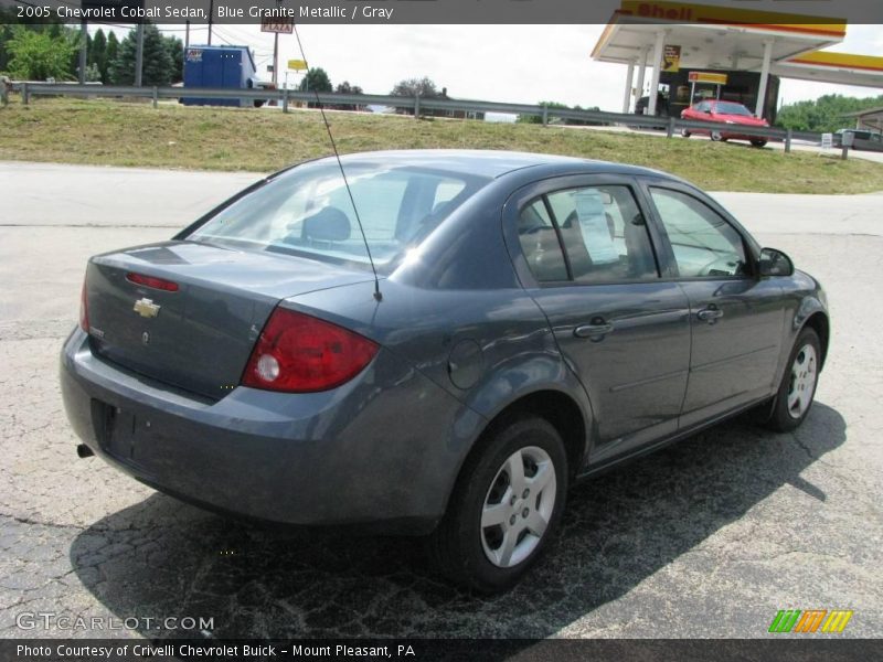 Blue Granite Metallic / Gray 2005 Chevrolet Cobalt Sedan